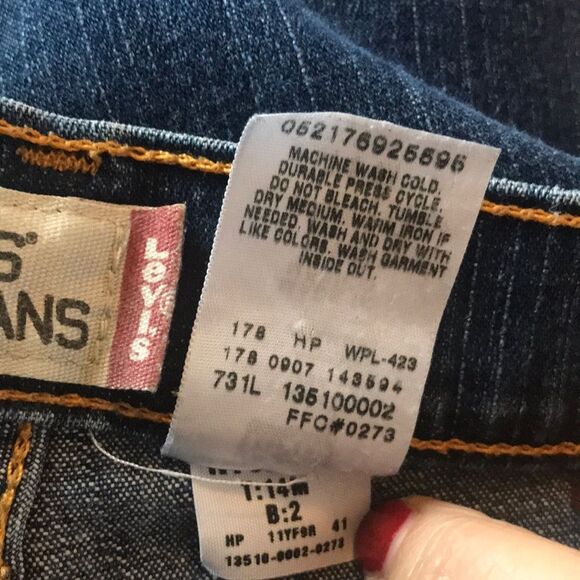 VTG ,Levi’s 515 Strauss & co Made In Mexico Women Jeans Size 14M - Picture 16 of 16